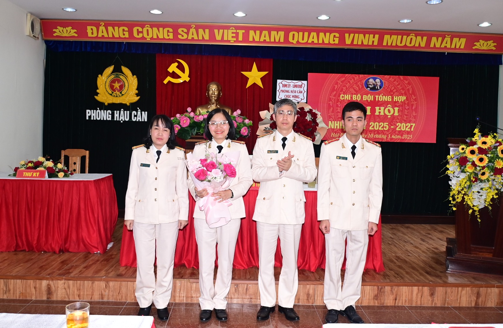Chi bộ đội Tổng hợp (Đảng bộ Phòng Hậu cần): Tổ chức thành công Đại hội nhiệm kỳ 2025 -2027